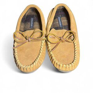 Y2K Older Style Fireside Moccasin Slippers Youth